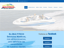 Tablet Screenshot of multitech.cl